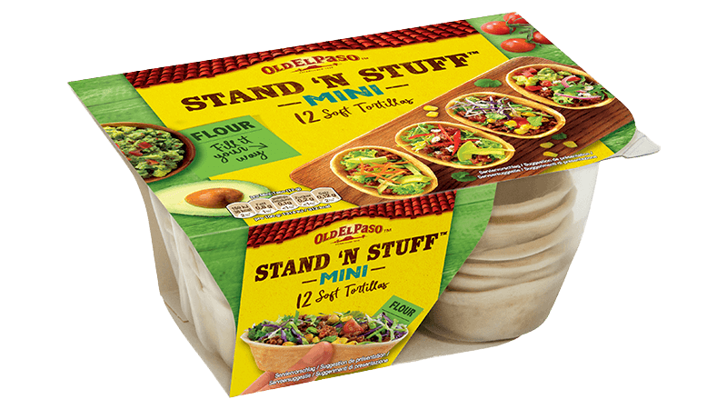 Stand 'N' Stuff mini tortillas