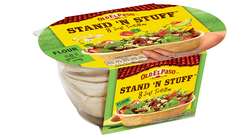 Stand 'N' Stuff soft flout tortillas