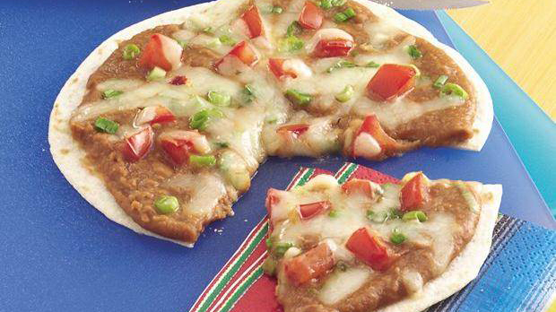 Pizza mexicaine aux haricots