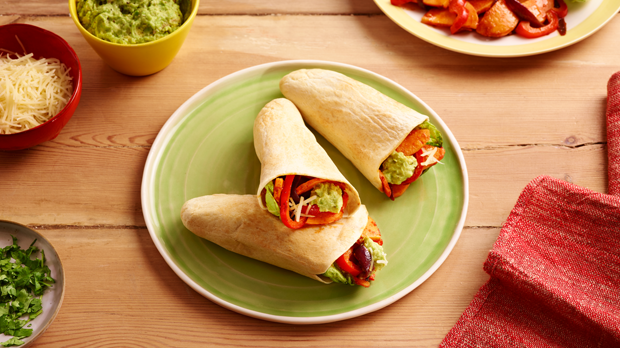 Vegetarische Süßkartoffel Käse Pockets