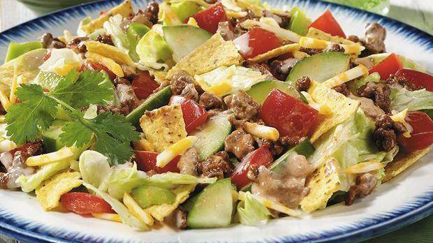 Salade mexicaine végétarienne - Recette - Old El Paso Salade mexicaine végétarienne - Recette - Old El Paso